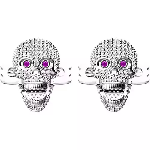 Skull Cufflink
