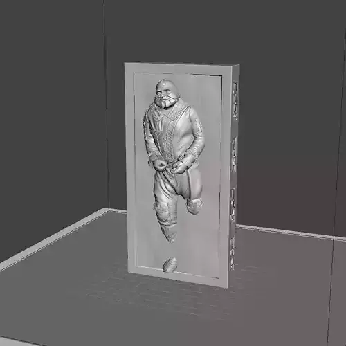 The Mandalorian Mythrol in carbonite for hot toys  Black series 