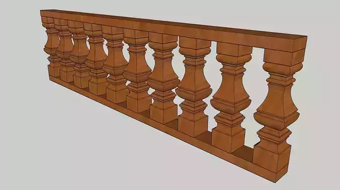Baluster 3D Model Download 3D model Sketchup 3D model