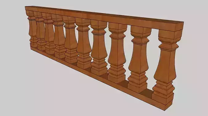 Baluster 3D Model Download 3D model Sketchup 3D model