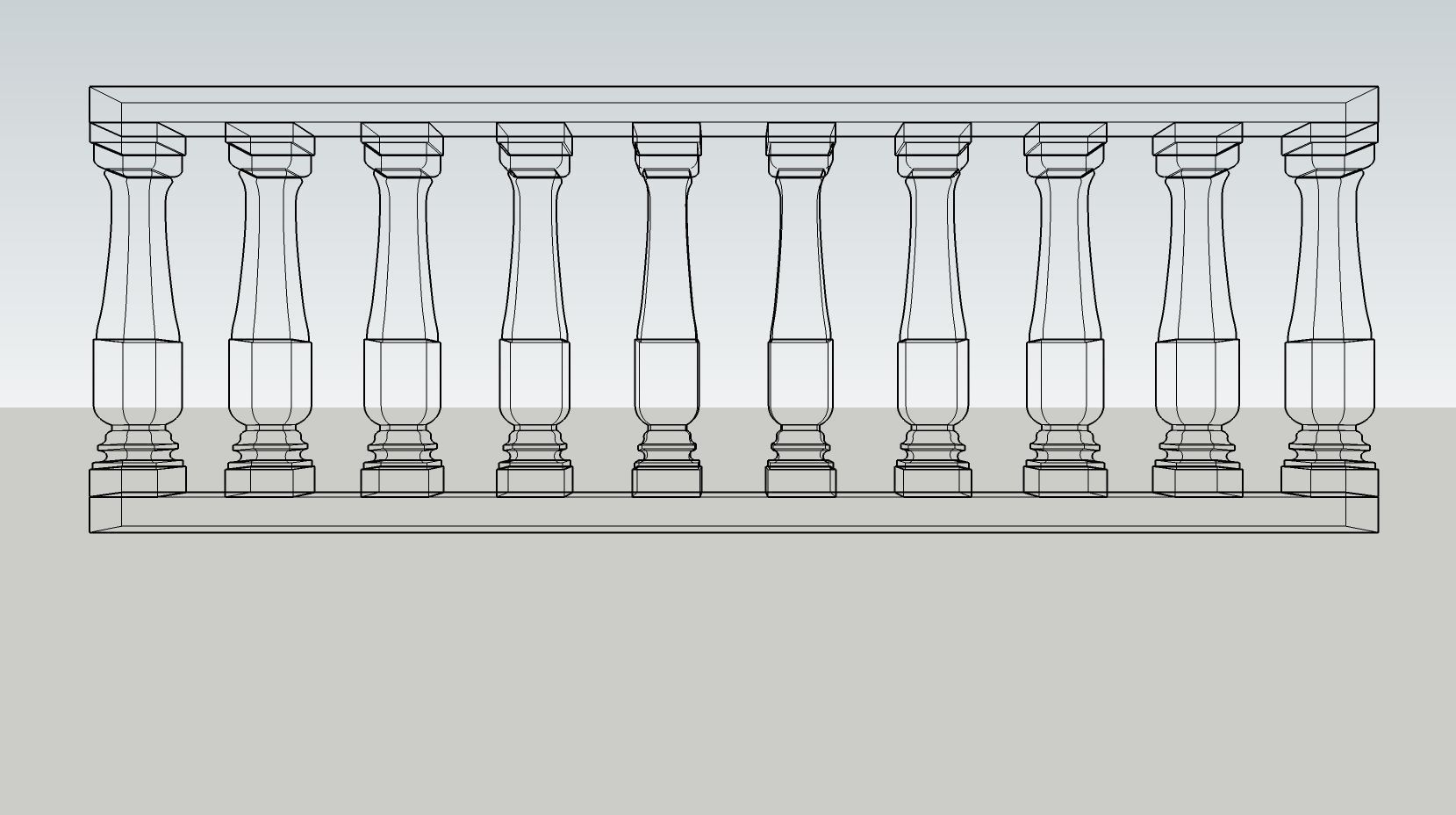 Baluster 3D Model Download 3D model Sketchup 3D model 3D model | CGTrader