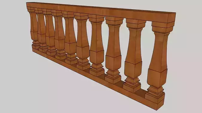Baluster 3D Model Download 3D model Sketchup 3D model
