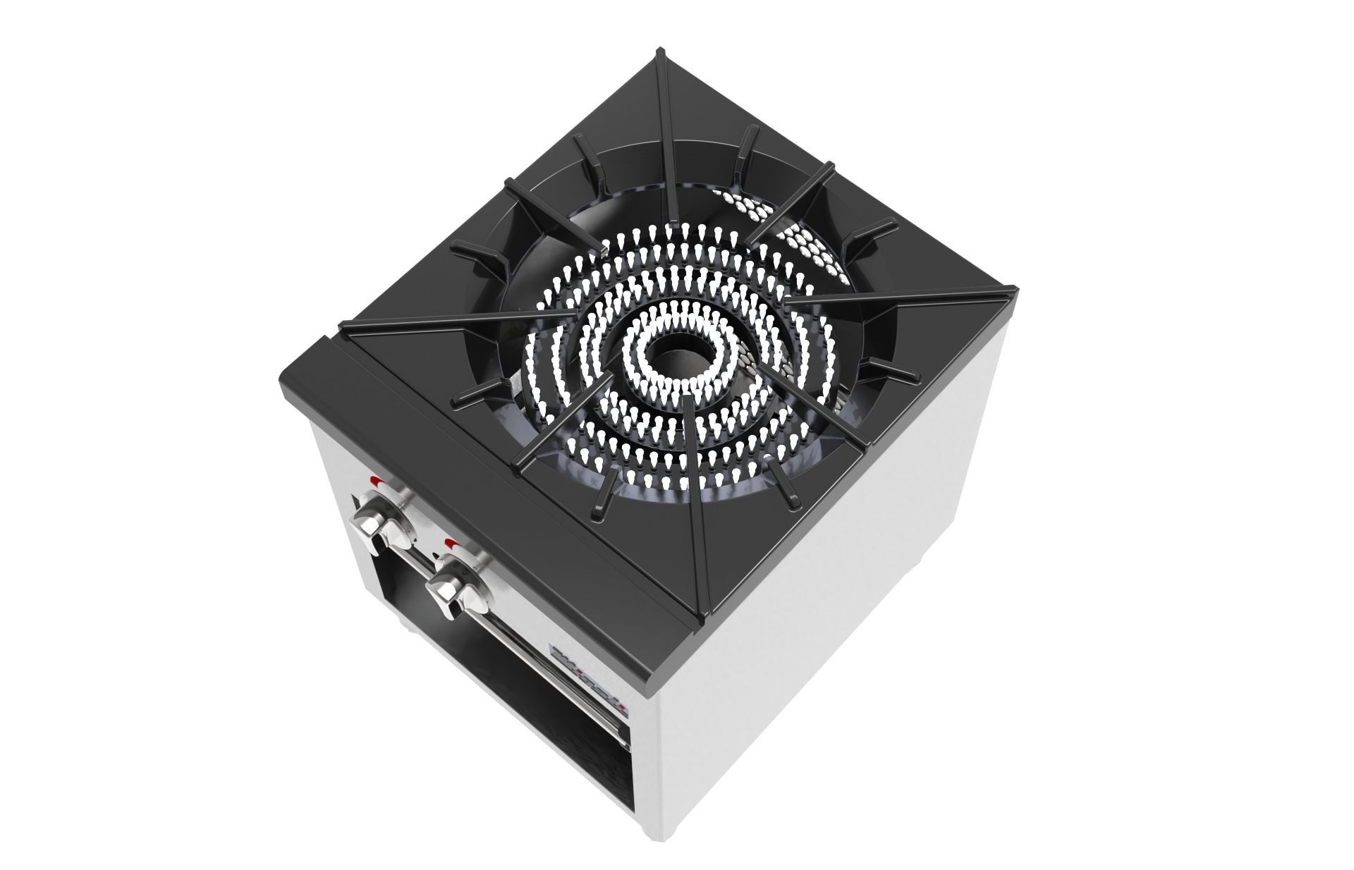 Burner Stock Pot Stove 3D model_5