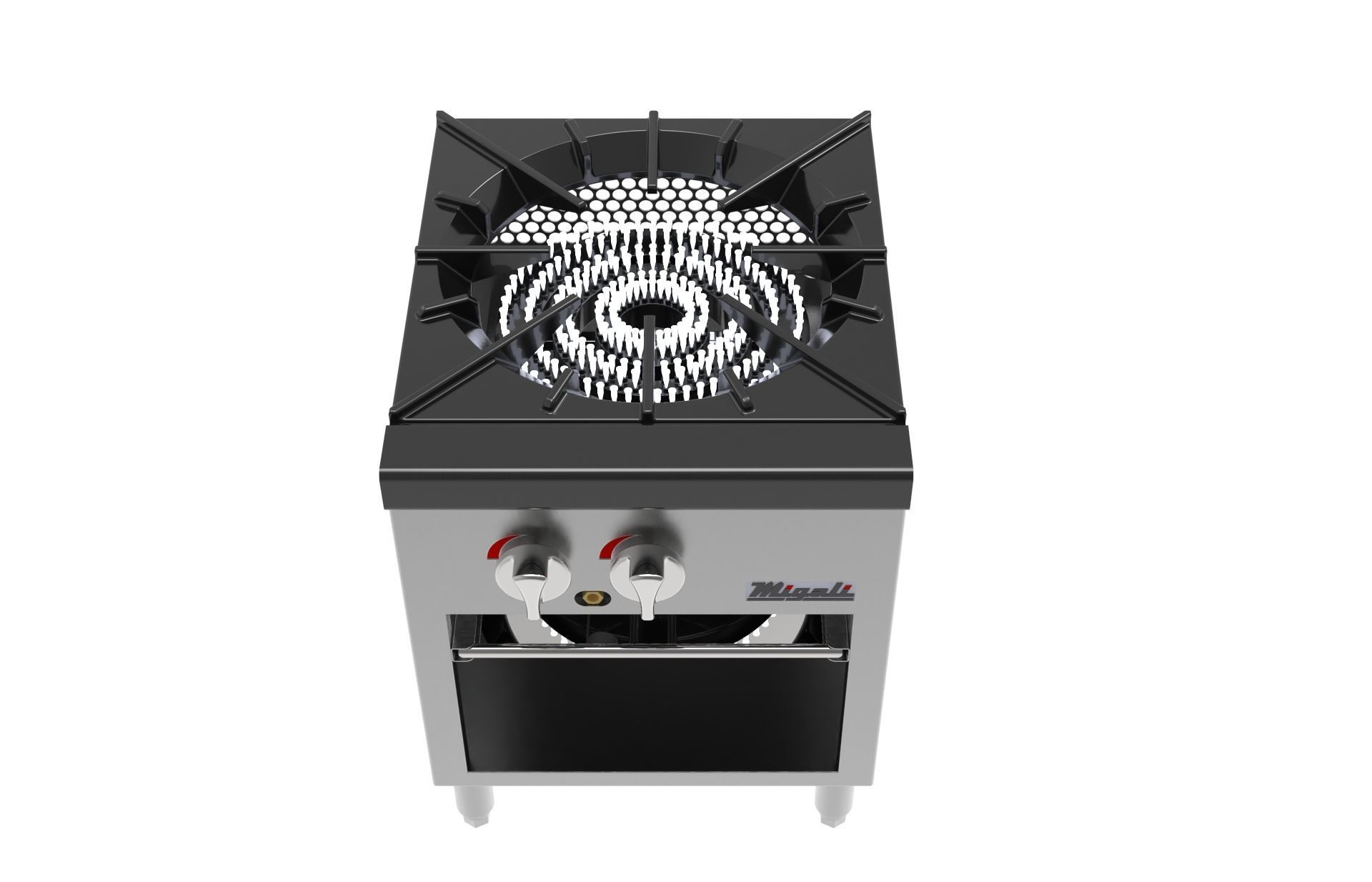 Burner Stock Pot Stove 3D model_2