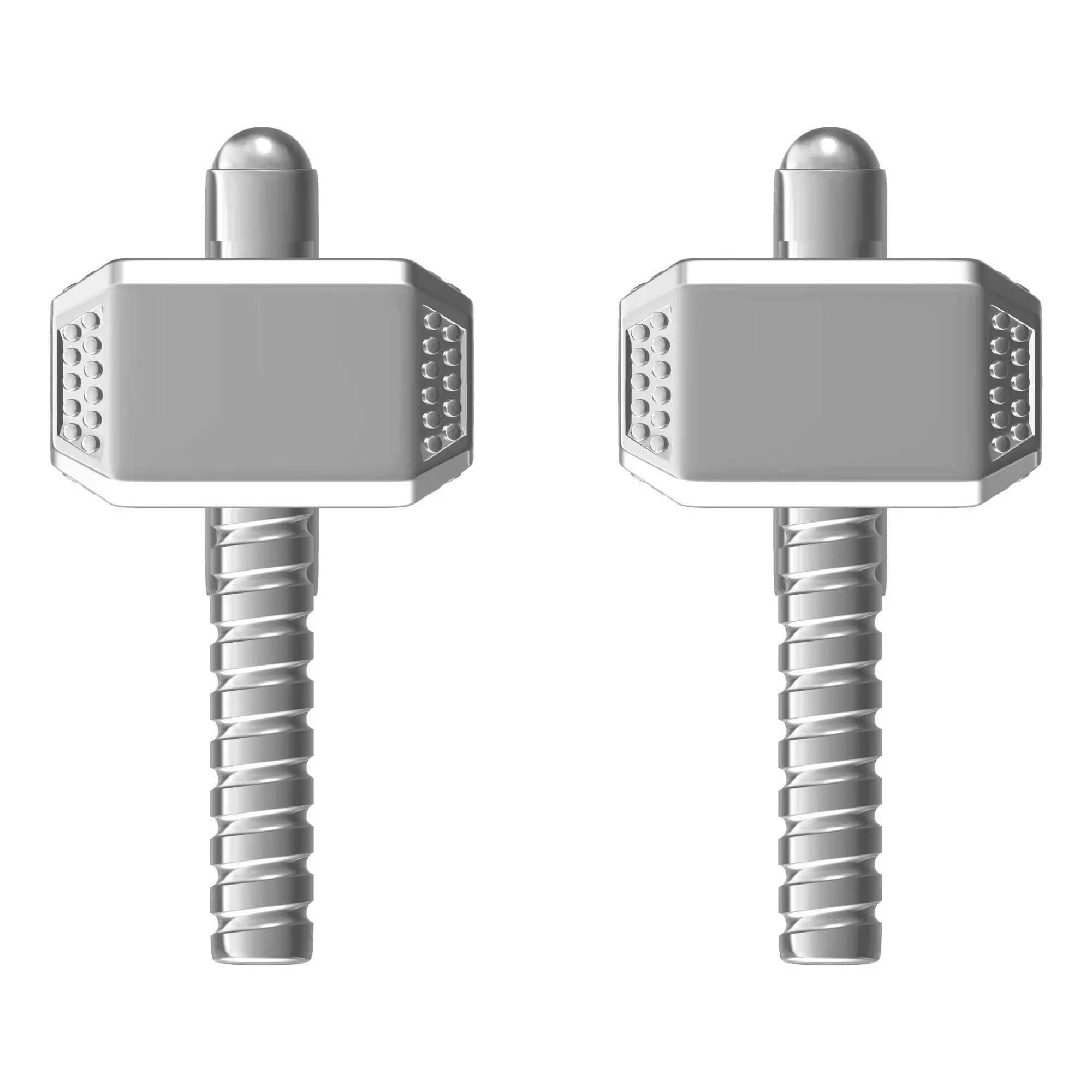 Hammer Cufflink 3D print model