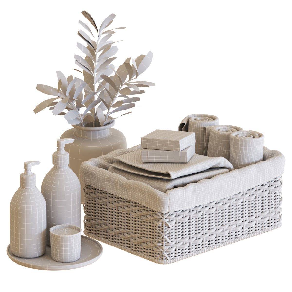Bathroom Accessories-09 3D model_5