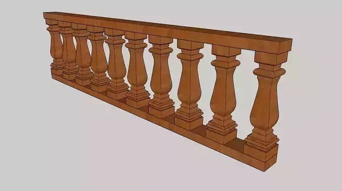Baluster 3D Model Download 3D model Sketchup 3D model 3D model