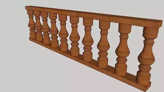 Baluster 3D Model Download 3D model Sketchup 3D model