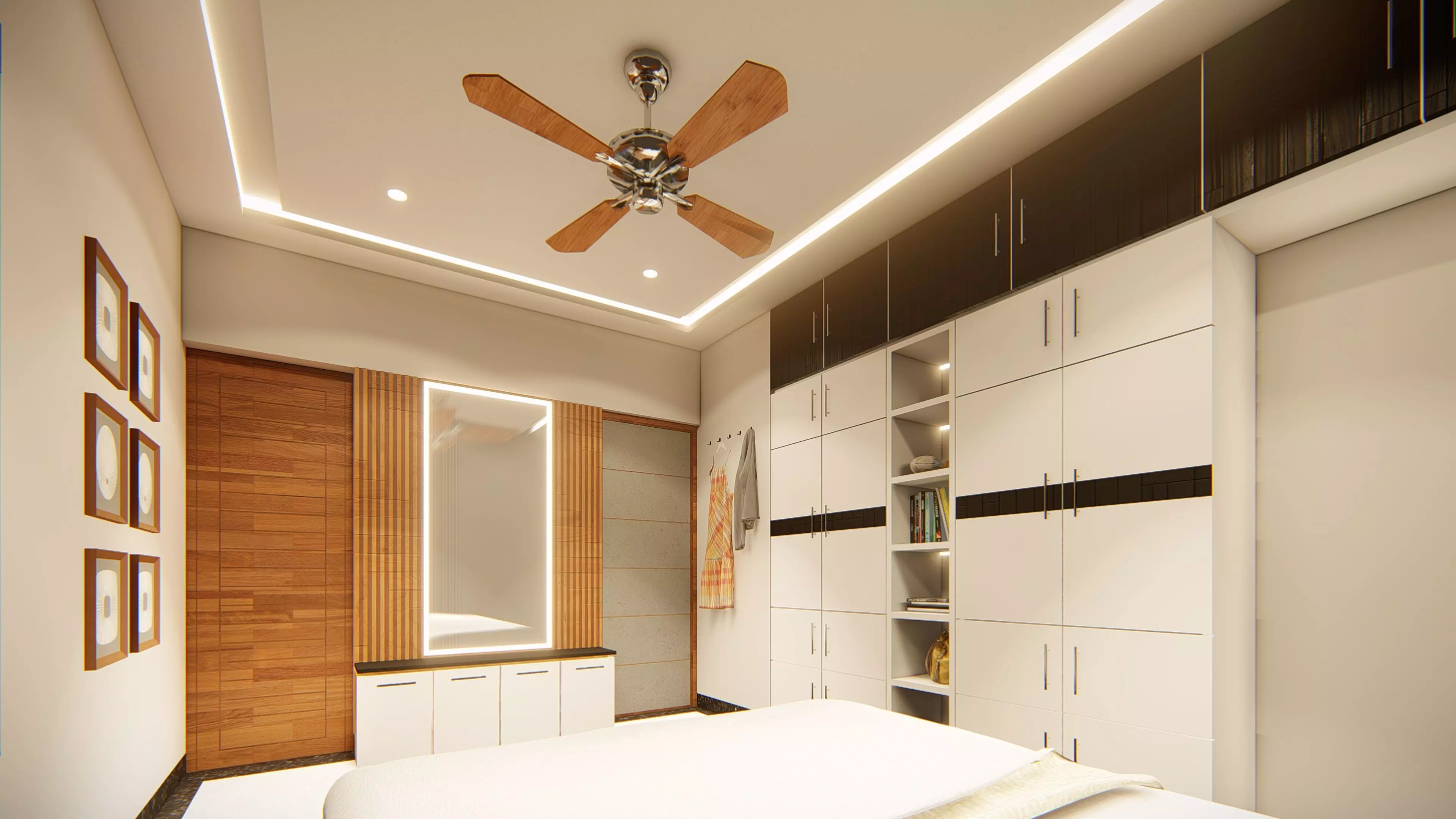 BEDROOM INTERIOR DESIGN 3D MODEL SKETCHUP 3D model