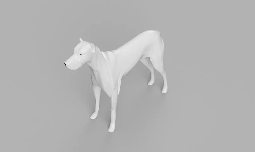 Dog 3D Model great dane 3D model
