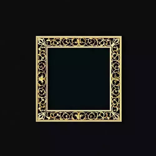 mirror gold ornate frame