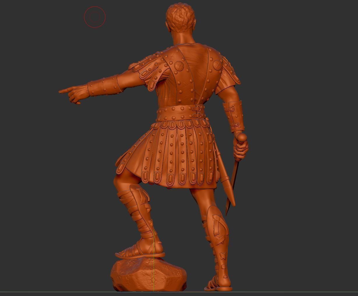 Roman General 3D print model_1