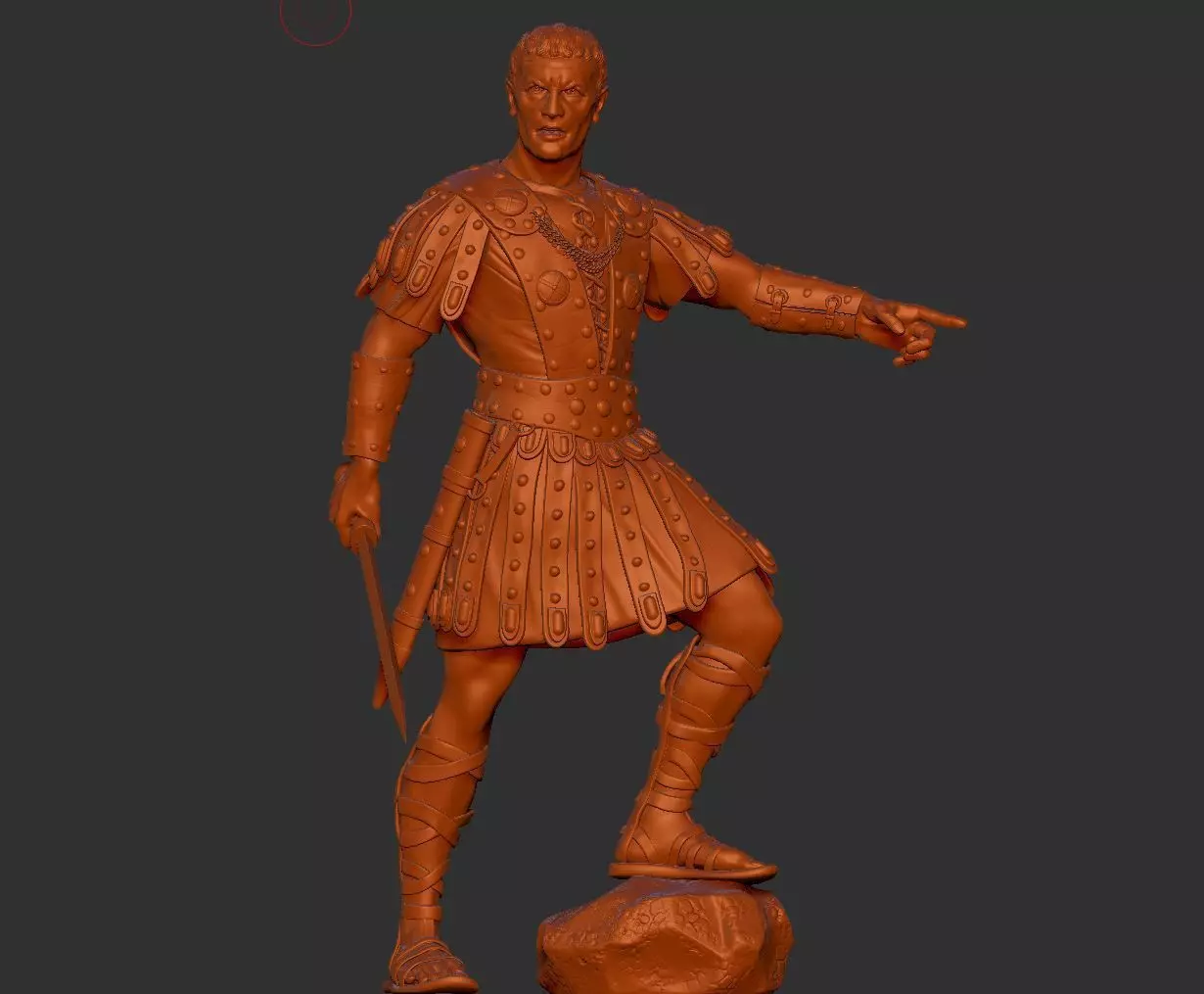 Roman General 3D print model_0