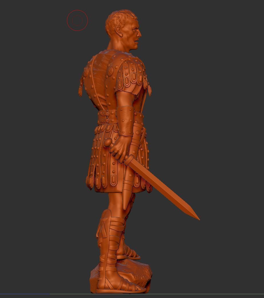 Roman General 3D print model_2