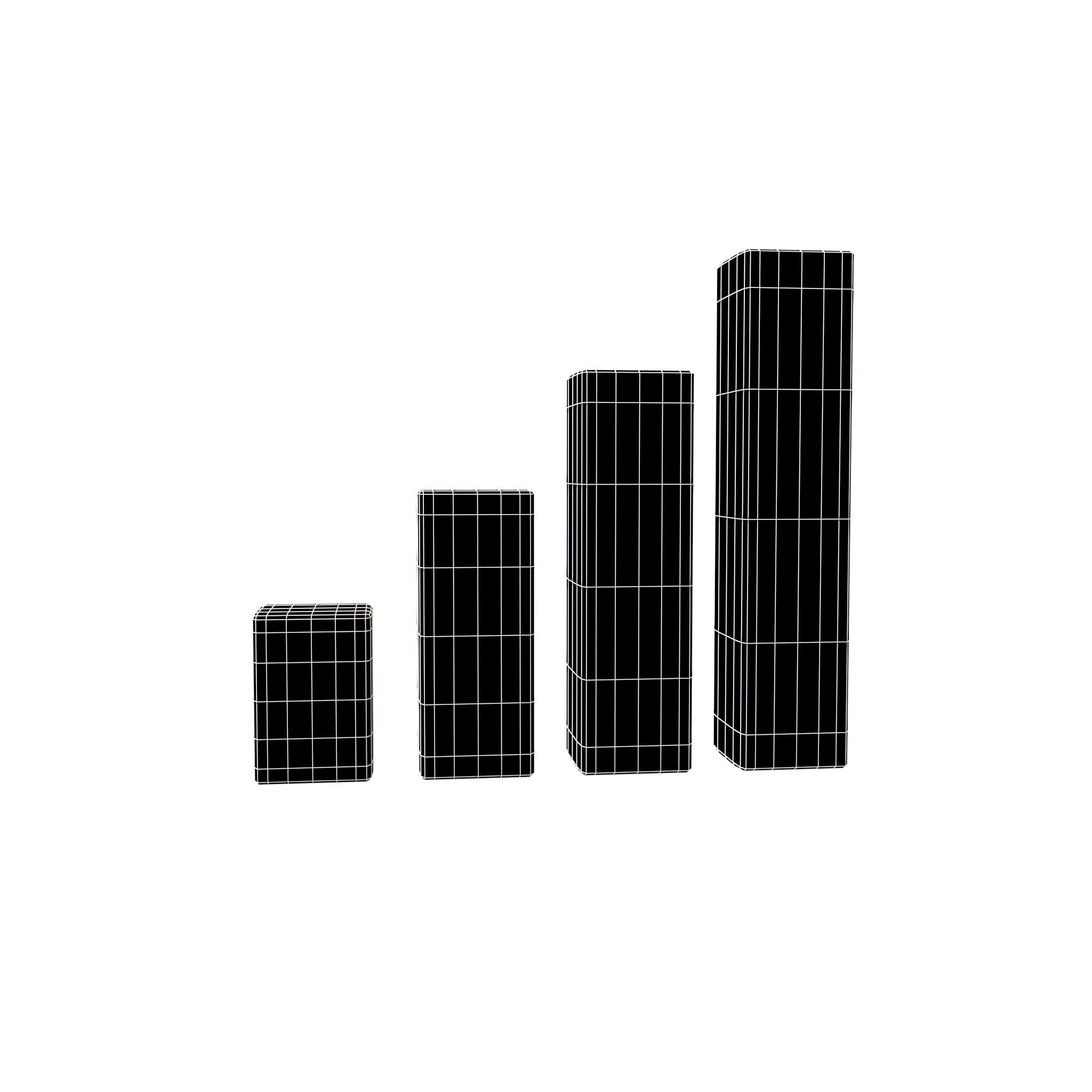 Cellular Signal Symbol v1 001 Low-poly 3D model_4
