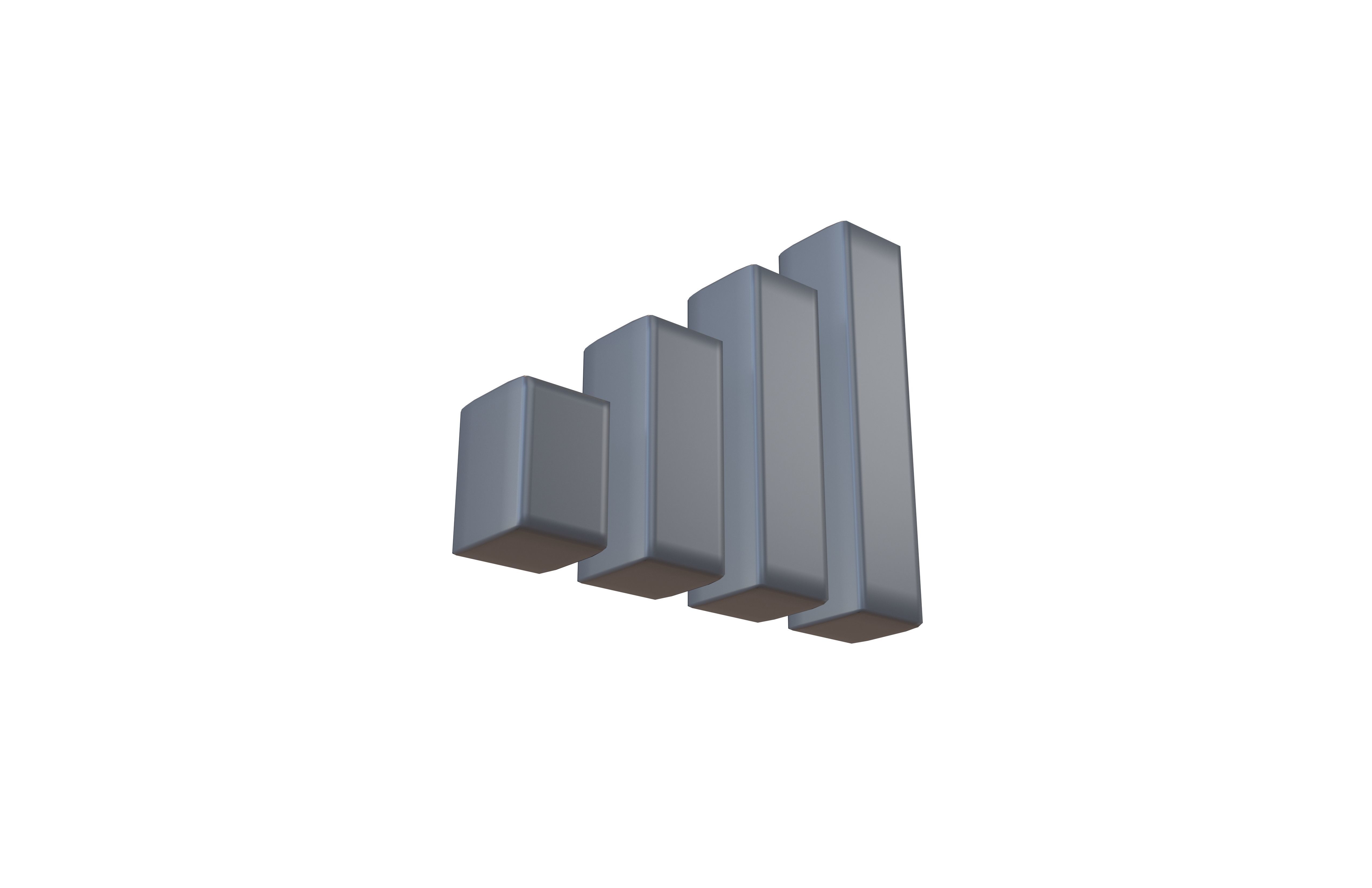 Cellular Signal Symbol v1 001 Low-poly 3D model_3