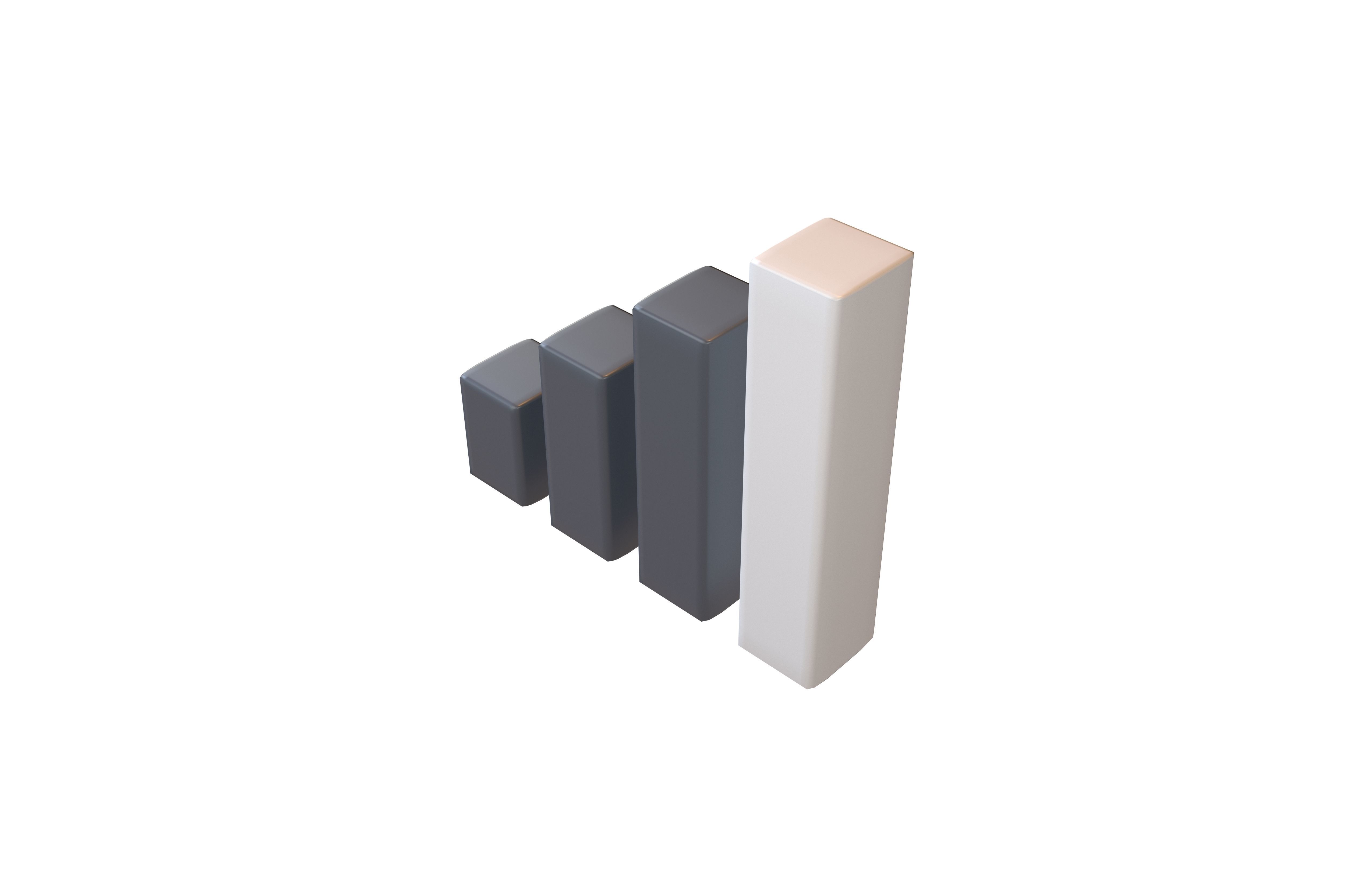 Cellular Signal Symbol v1 002 Low-poly 3D model_3