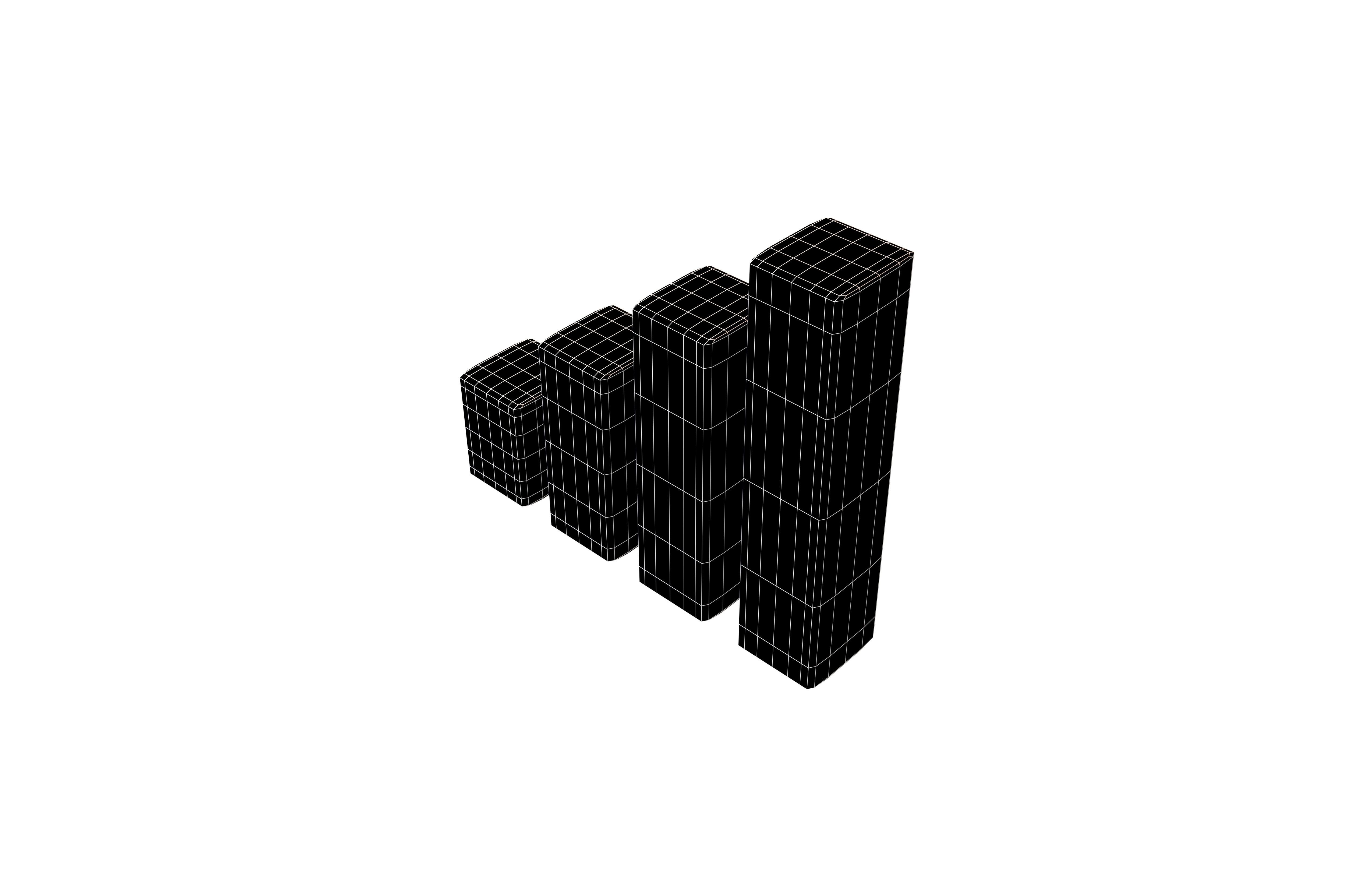 Cellular Signal Symbol v1 003 Low-poly 3D model_5