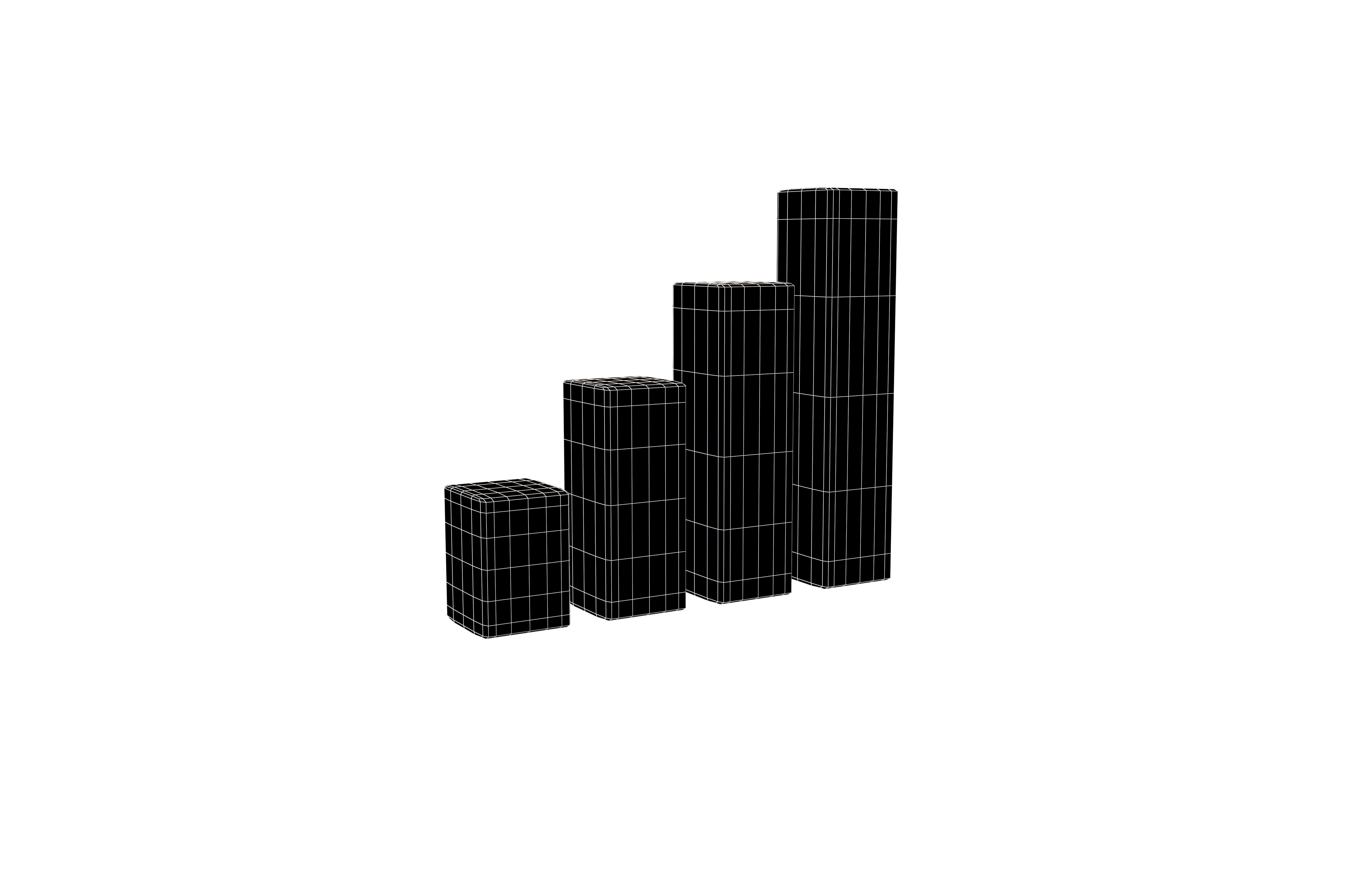 Cellular Signal Symbol v1 003 Low-poly 3D model_7