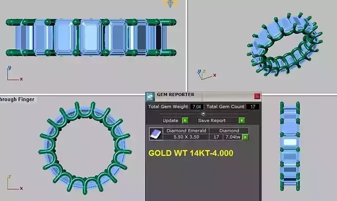 emerald cut eternity ring 