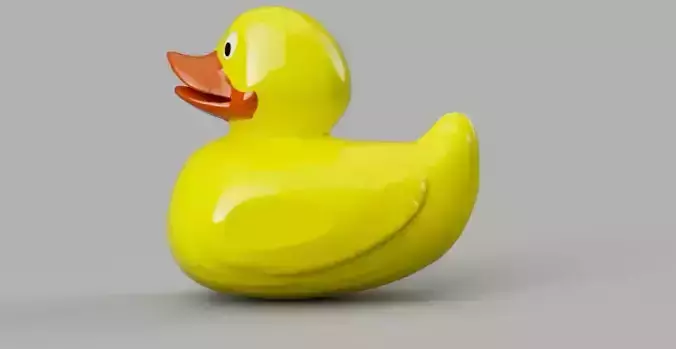 Duck 3D Model rubber