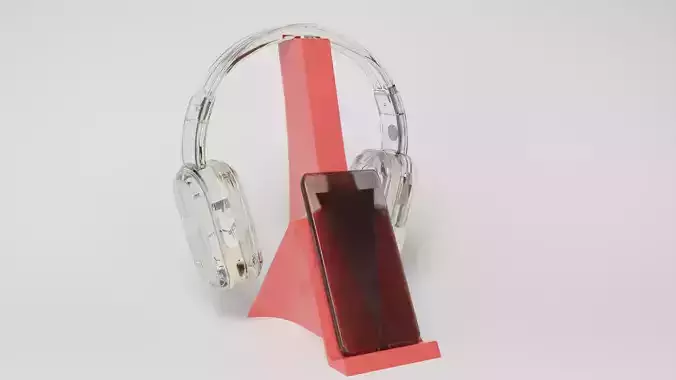 phone and headphone holder