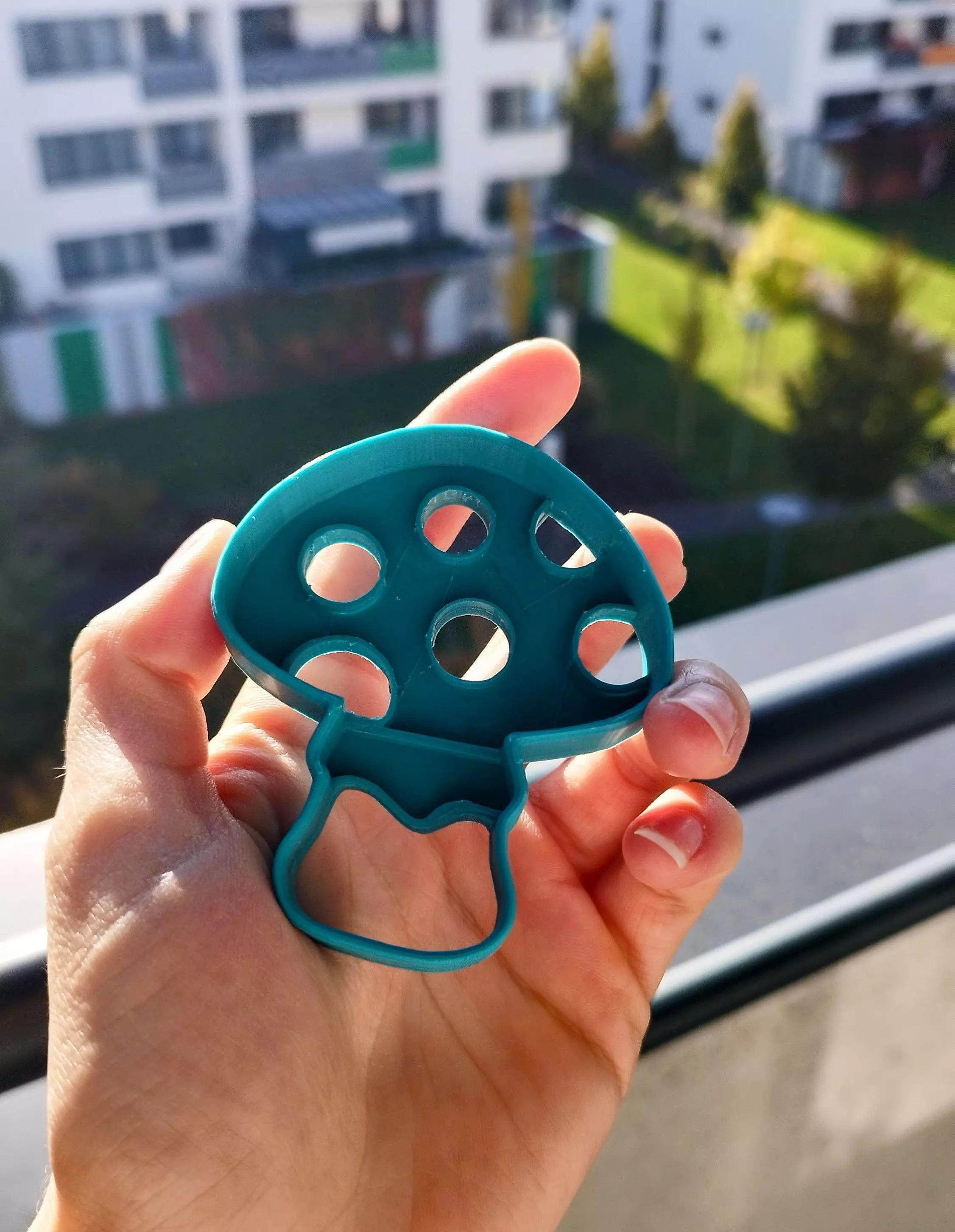 Mushroom Cookie Cutter 3D print model_0