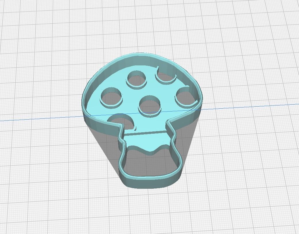 Mushroom Cookie Cutter 3D print model_1