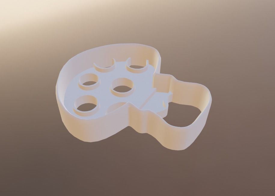 Mushroom Cookie Cutter 3D print model_5