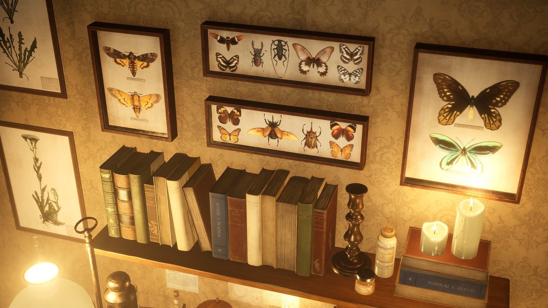 Victorian Laboratory Props Pack Low-poly 3D model_5