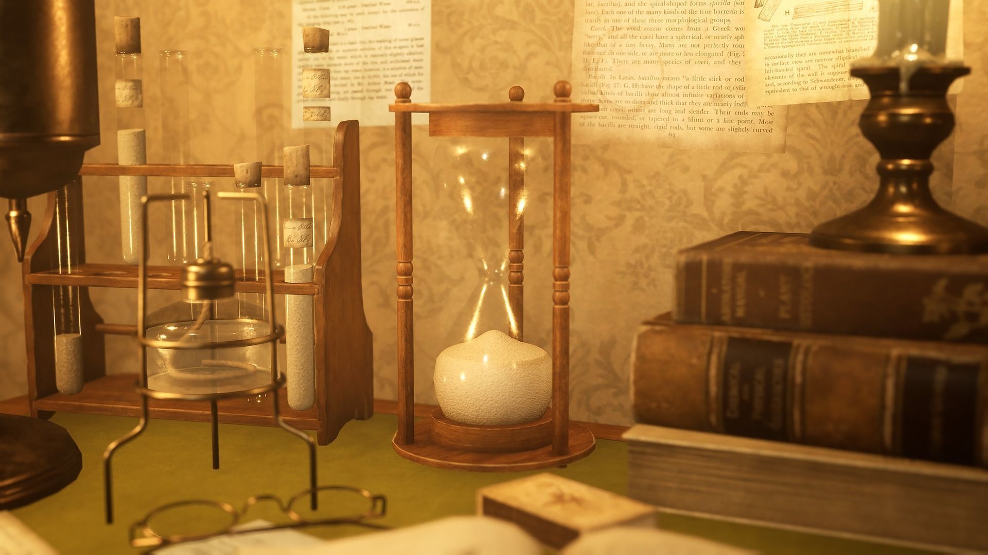 Victorian Laboratory Props Pack Low-poly 3D model_7