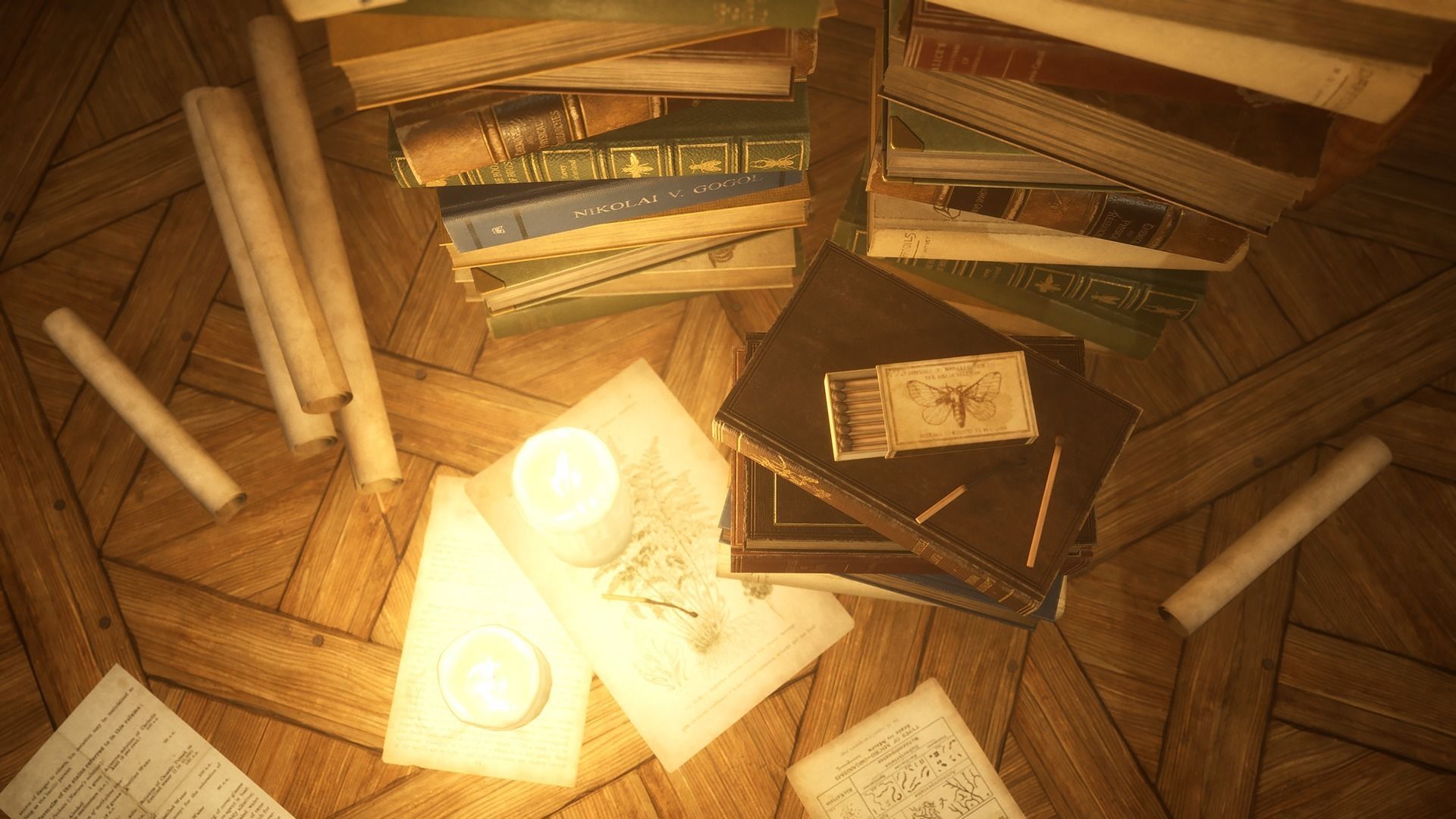 Victorian Laboratory Props Pack Low-poly 3D model_6