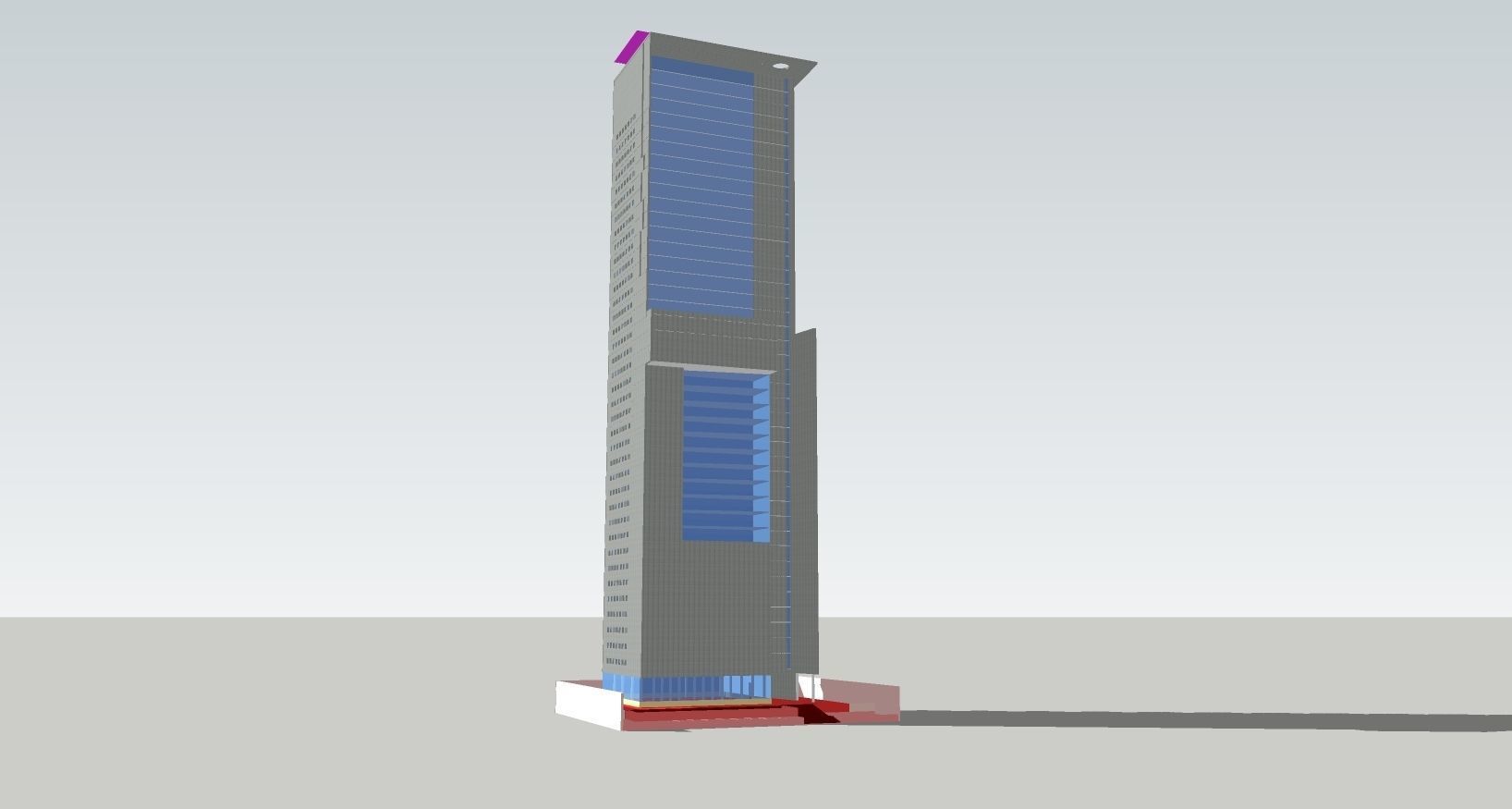 Commercial Complex 3D model_1