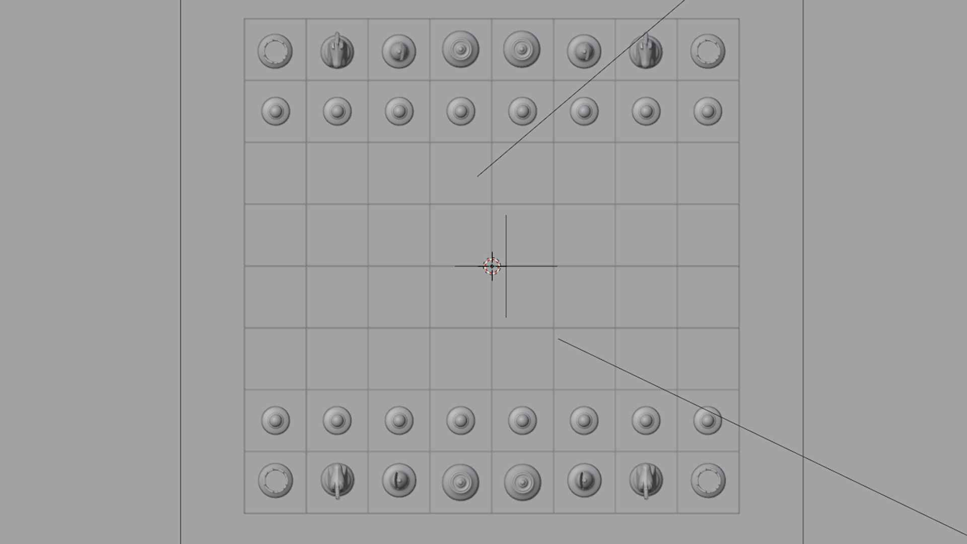 Chess Pieces 3D Model 3D model_17
