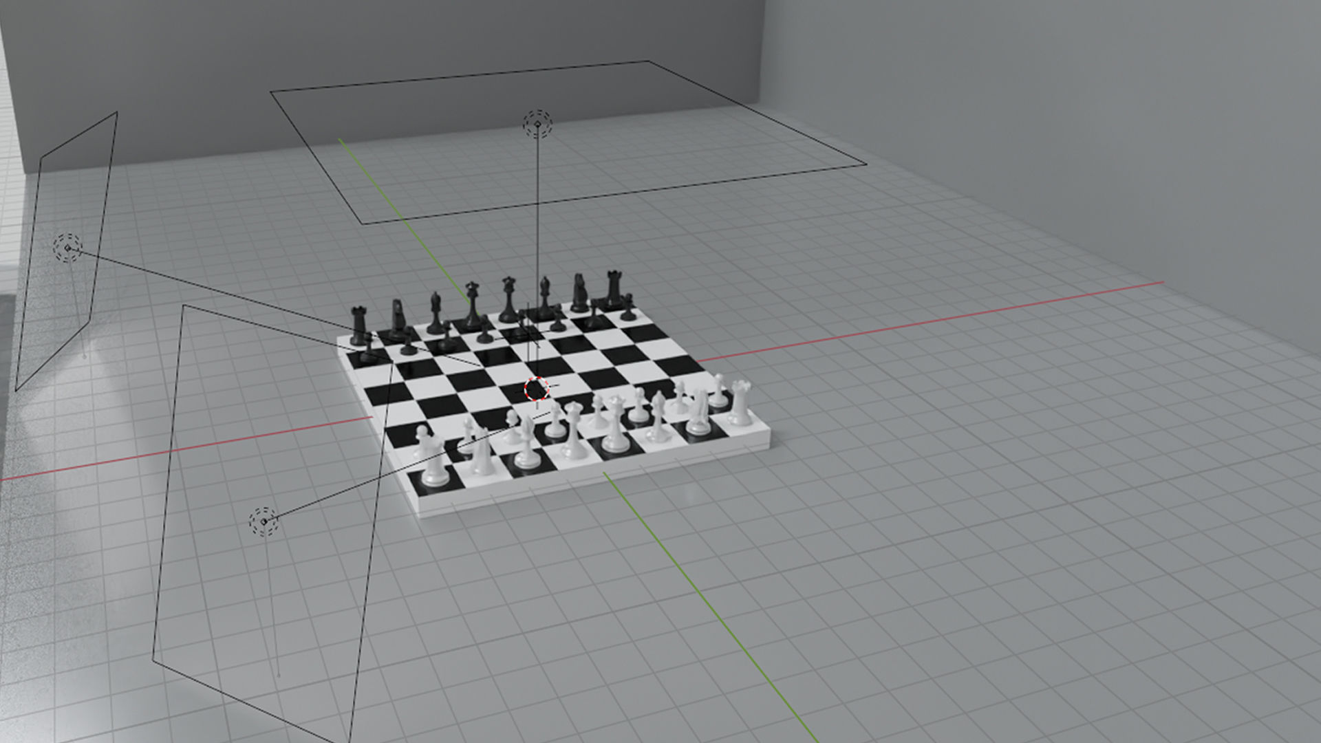 Chess Pieces 3D Model 3D model_7