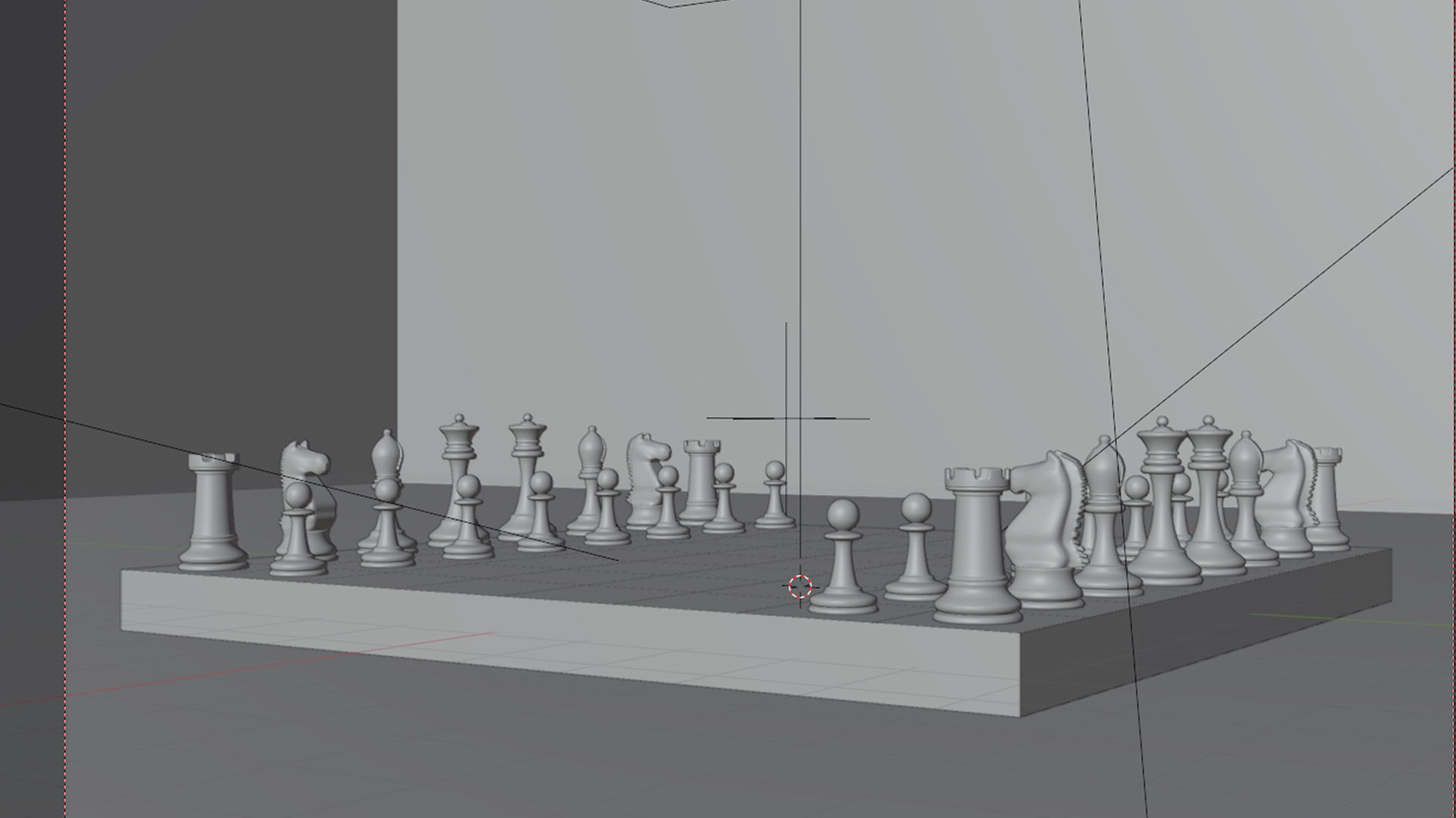 Chess Pieces 3D Model 3D model_21
