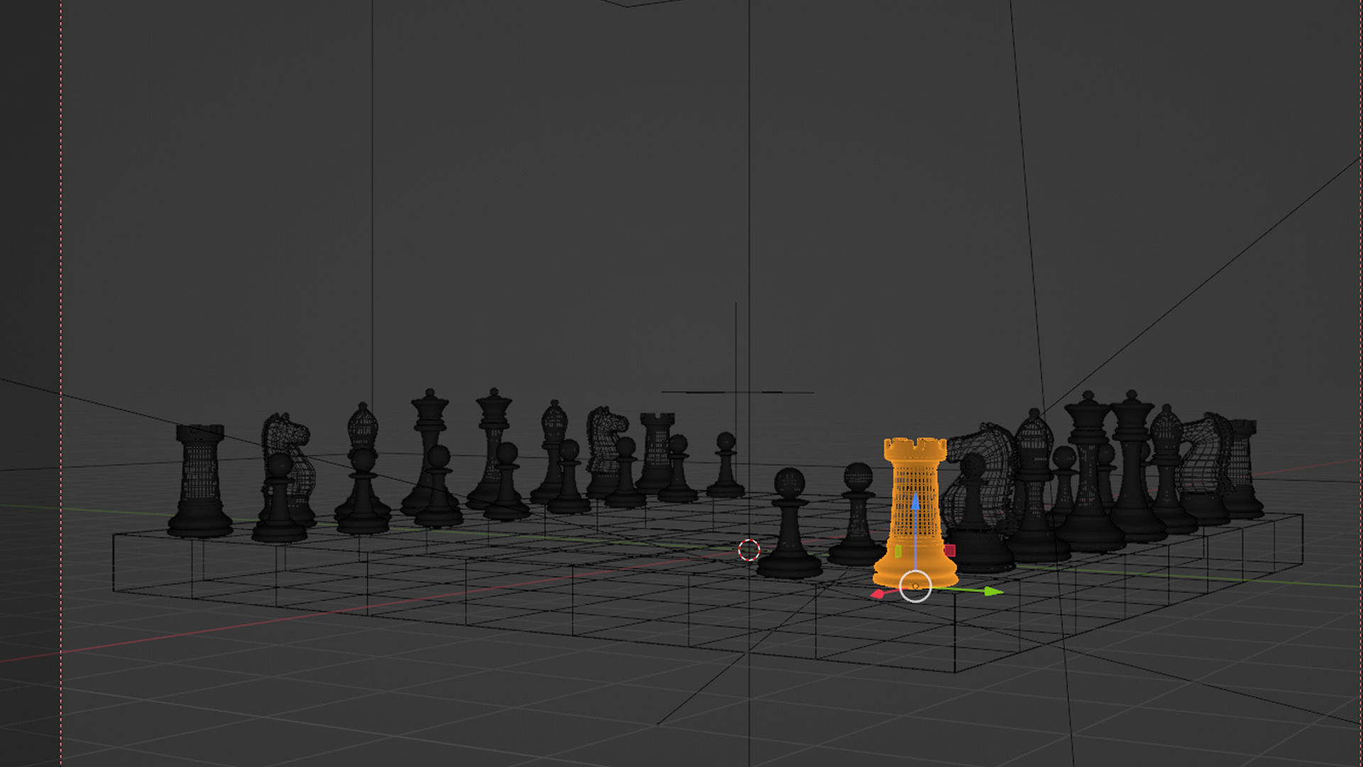 Chess Pieces 3D Model 3D model_13
