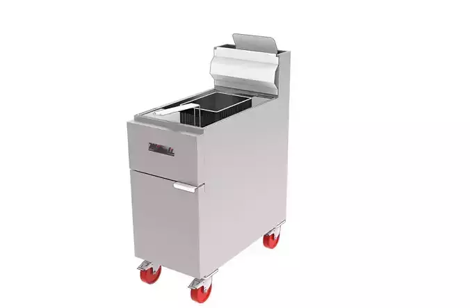 Natural Gas Fryer 3D model