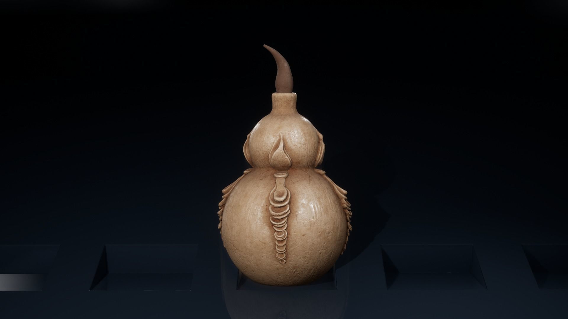 10 Flasks Low-poly 3D model_6