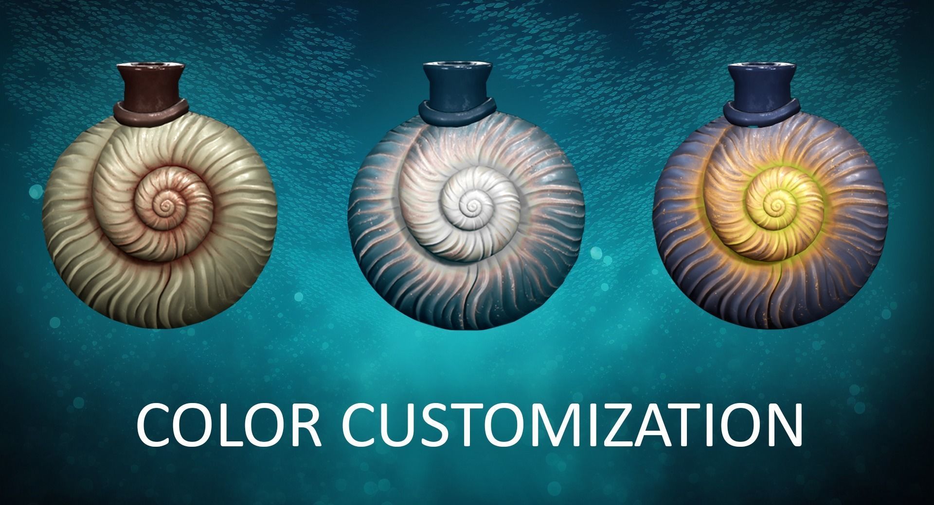 10 Flasks Low-poly 3D model_16