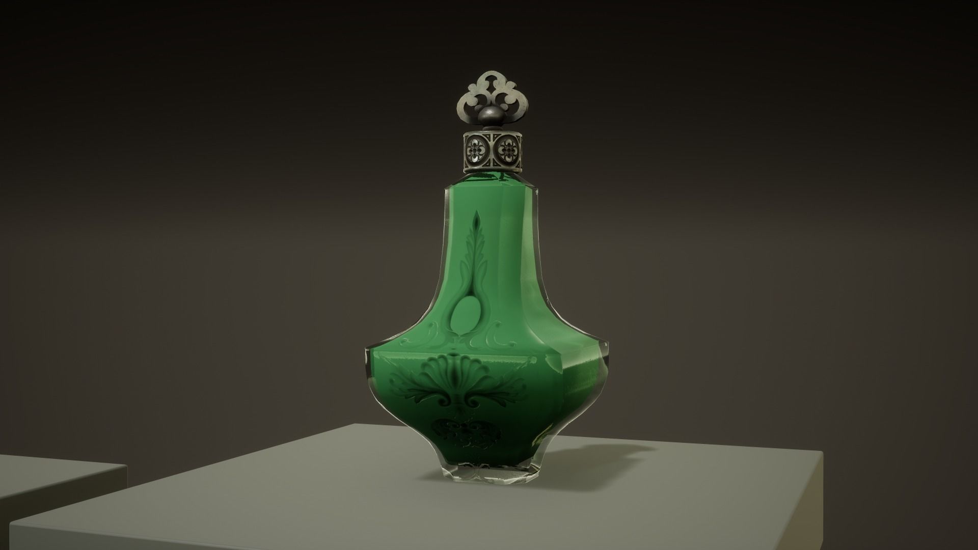 10 Flasks Low-poly 3D model_12