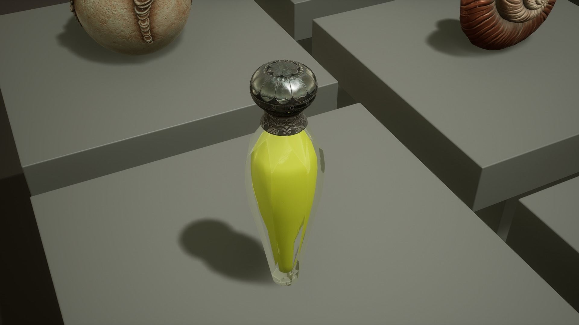 10 Flasks Low-poly 3D model_10