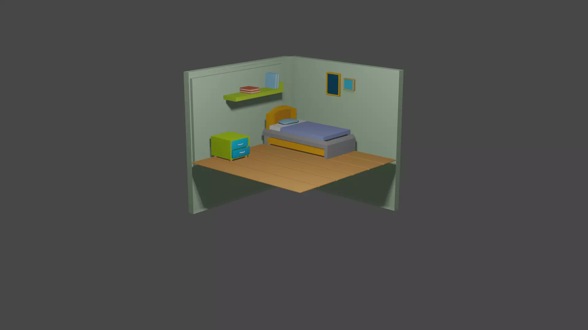 Little Room Free low-poly 3D model
