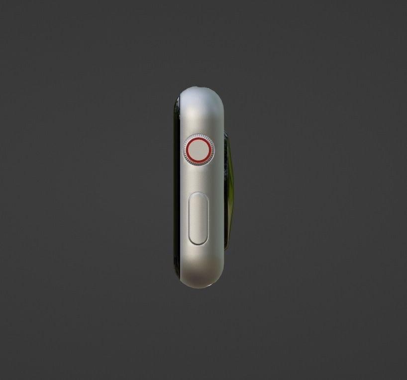 Apple smartwatch series 8  3D model_9