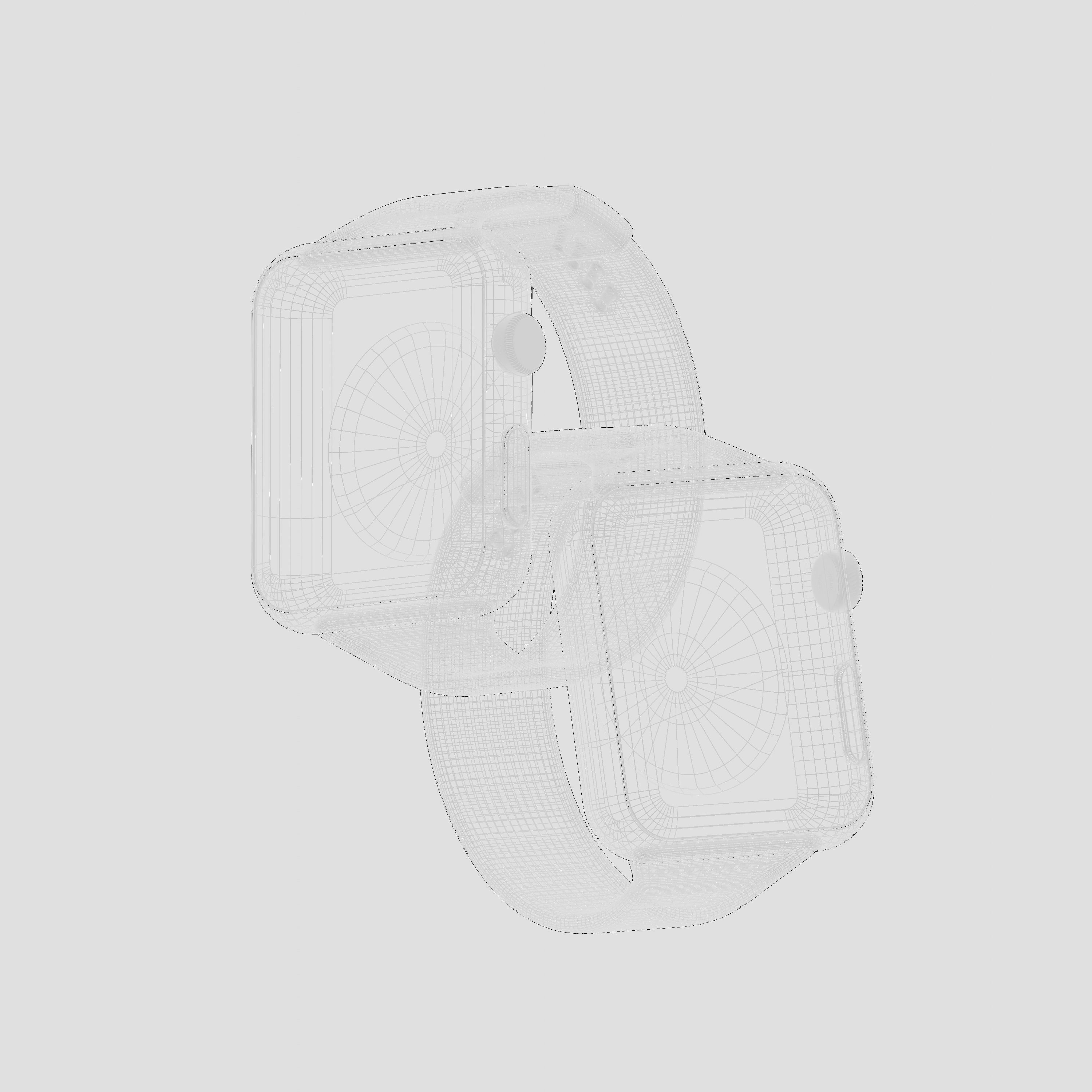 Apple smartwatch series 8  3D model_5