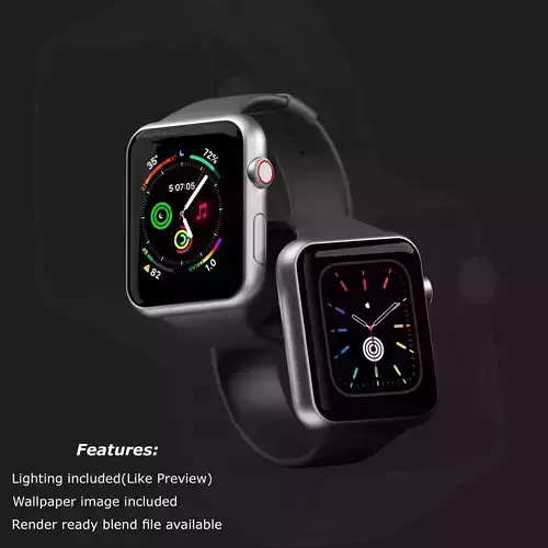 Apple smartwatch series 8  3D model