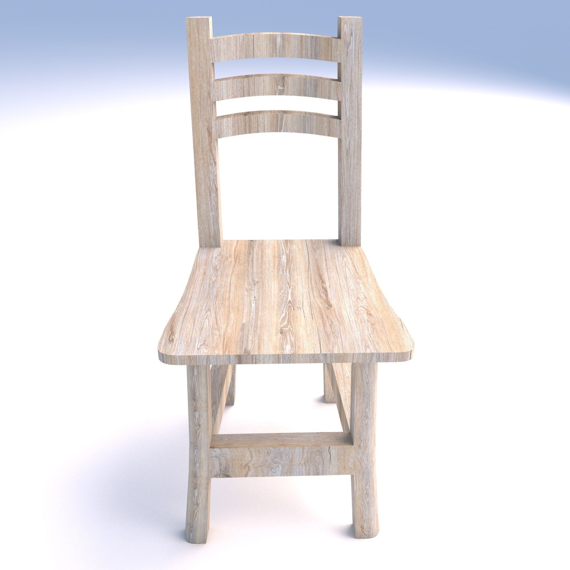 old chair 3D model_5