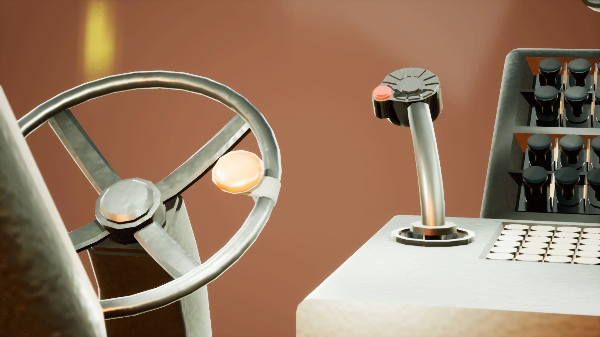 Harvester combine - farm vehicle 3D model_12