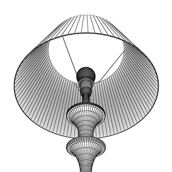 Modern Floor Lamp 08 Lunette 3D model_10