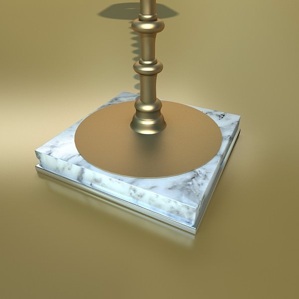Modern Floor Lamp 08 Lunette 3D model_4